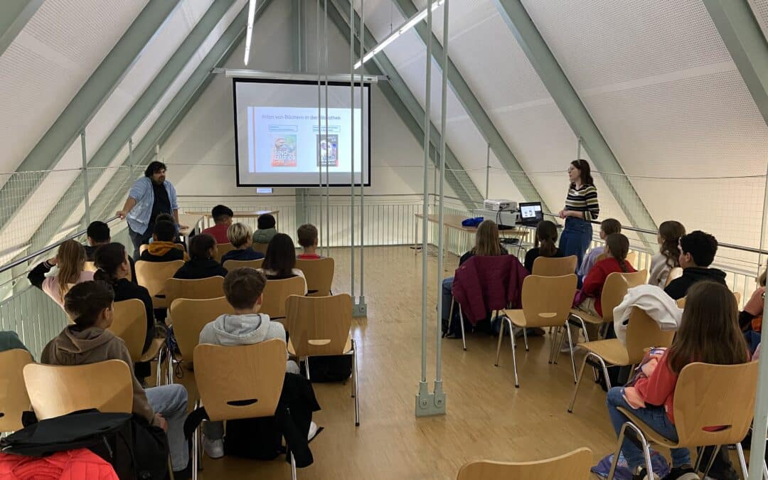 Ein spannender Ausflug der Lerngruppe 5b in die Stadtbibliothek